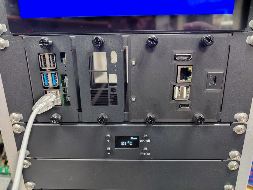 Khung gắn Rack 10 inch 2U cho Sipeed NanoCluster và DeskPi - Image 3