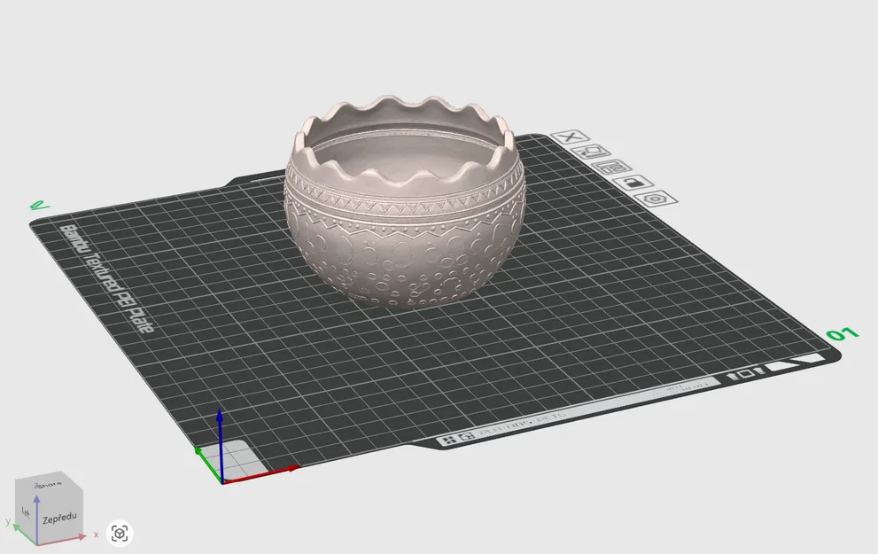 Chậu cây trang trí Easter Flower Pot - Mẫu in 3D đẹp cho mùa lễ - Image 1
