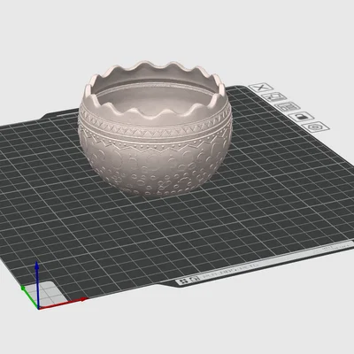 Chậu cây trang trí Easter Flower Pot - Mẫu in 3D đẹp cho mùa lễ