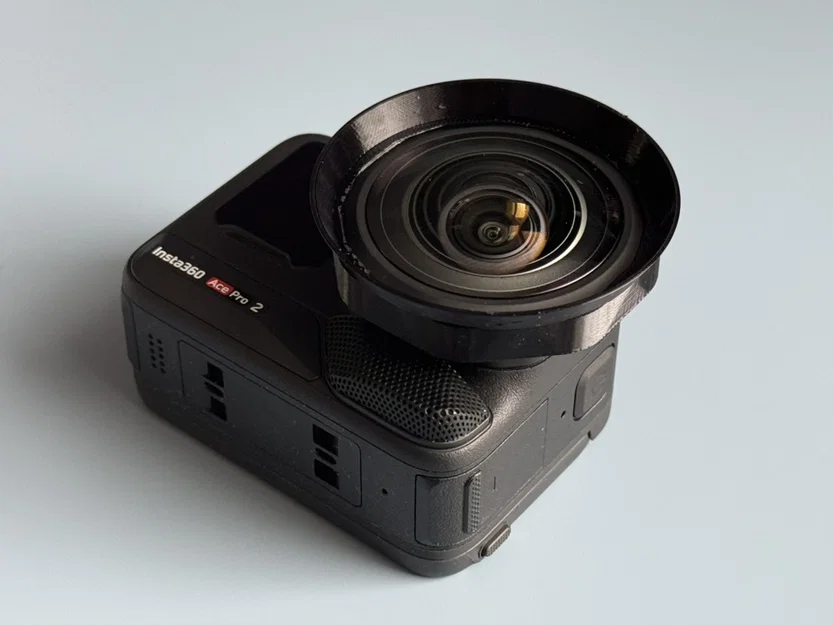 Lens Hood Hiệu Ứng Fisheye Cho Insta360 Ace Pro 2 Ultra Wide - Image 1