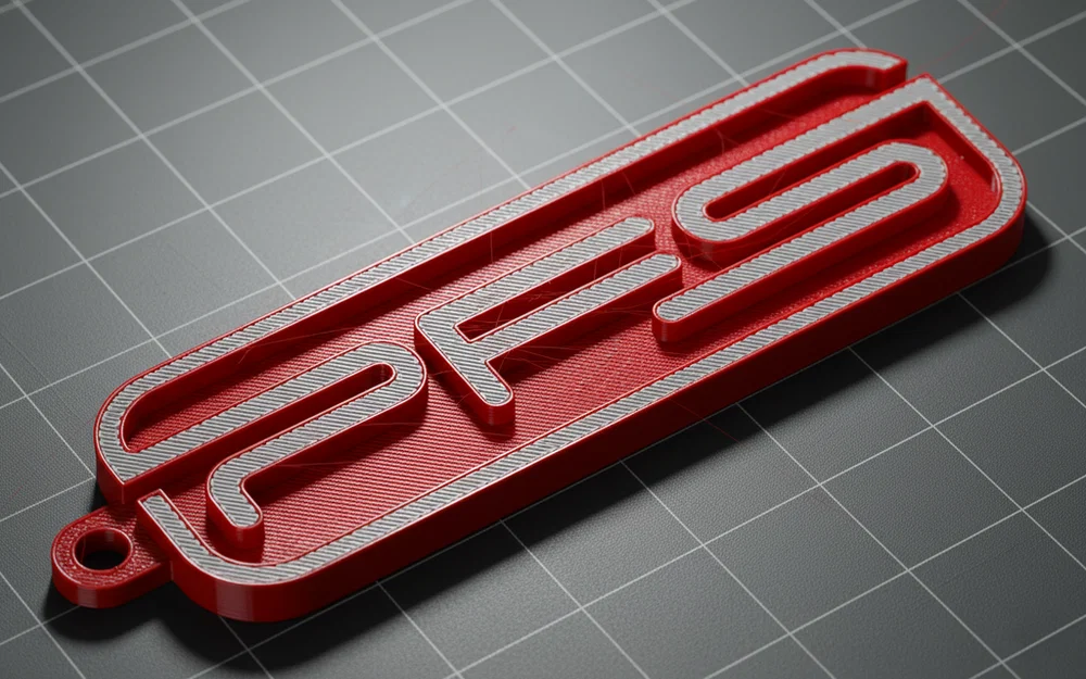 Mẫu móc khóa logo 3D thiết kế hiện đại và tinh tế - Image 3