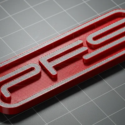 Mẫu móc khóa logo 3D thiết kế hiện đại và tinh tế