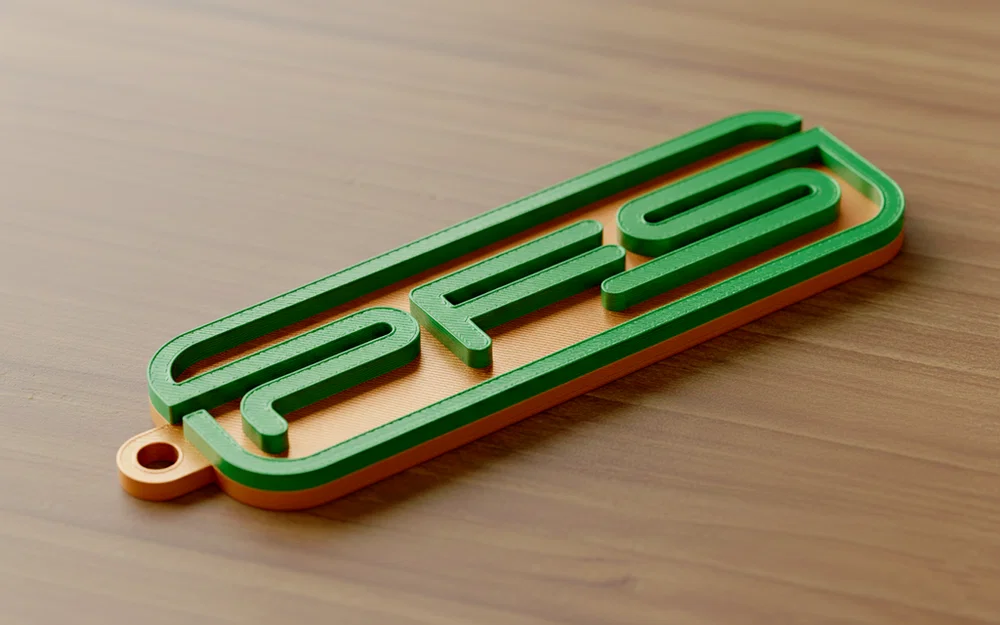 Mẫu móc khóa logo 3D thiết kế hiện đại và tinh tế - Image 4