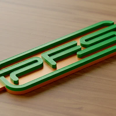 Mẫu móc khóa logo 3D thiết kế hiện đại và tinh tế
