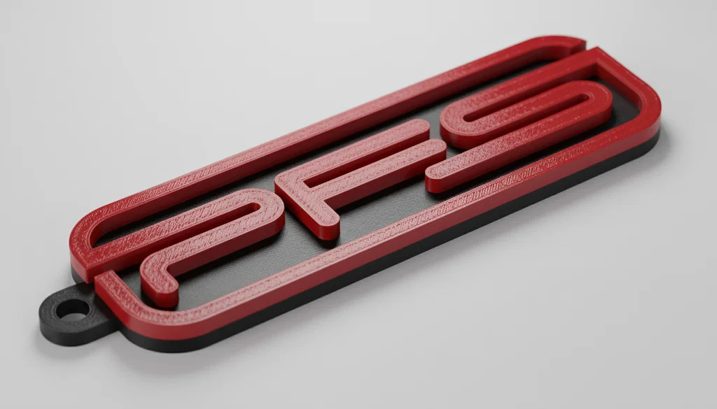 Mẫu móc khóa logo 3D thiết kế hiện đại và tinh tế - Image 5