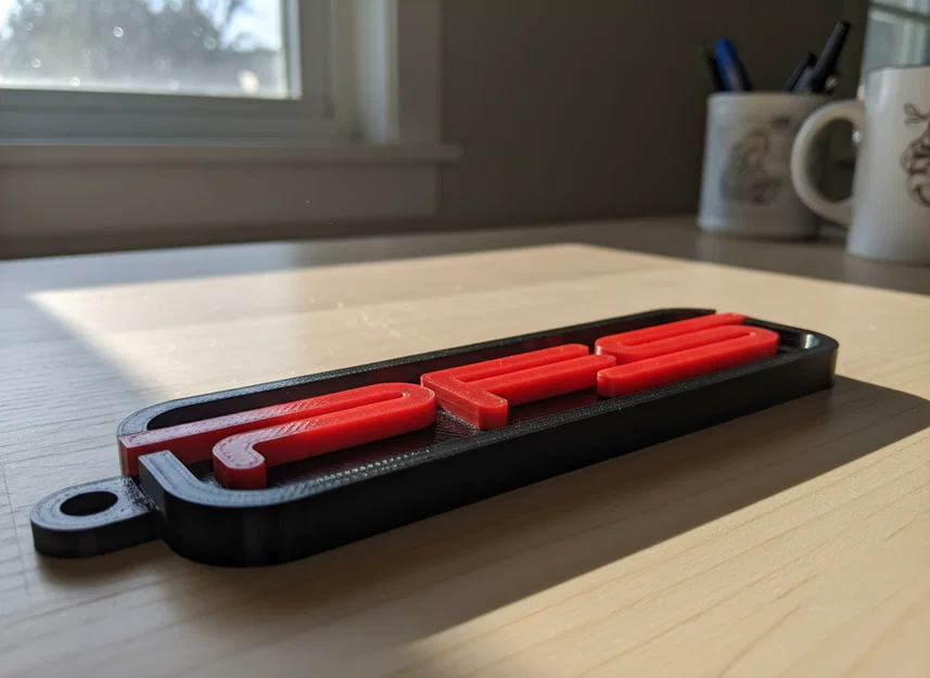 Mẫu móc khóa logo 3D thiết kế hiện đại và tinh tế - Image 6