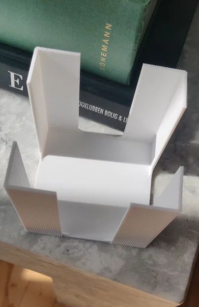 Khay Đựng Giấy Ghi Chú Hiện Đại Họa Tiết Sọc Dọc – Sức Chứa Lớn - Image 4