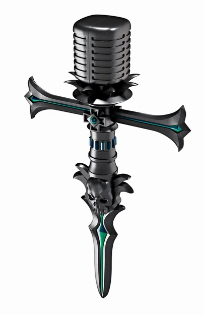 Mô hình Micro Gothic trang trí cực chất cho góc làm việc - Image 1