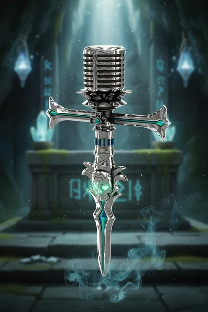 Mô hình Micro Gothic trang trí cực chất cho góc làm việc - Image 2