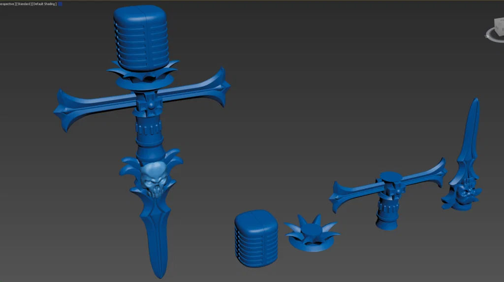 Mô hình Micro Gothic trang trí cực chất cho góc làm việc - Image 3