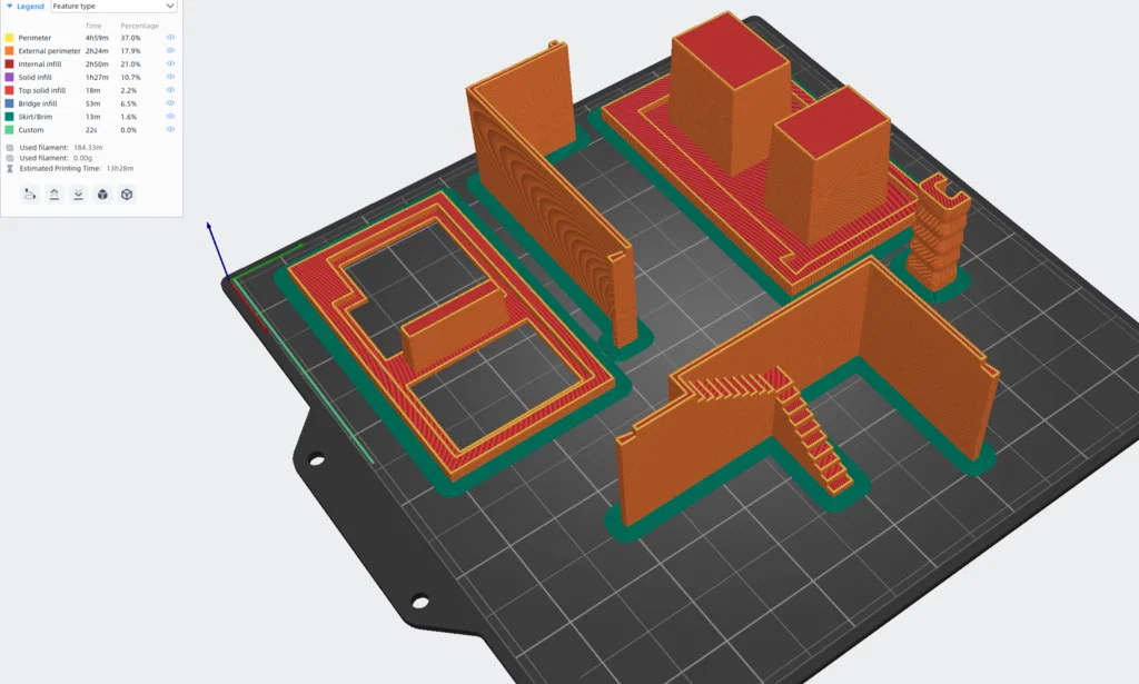 Khay đựng bút văn phòng phong cách kiến trúc độc đáo in 3D - Image 2