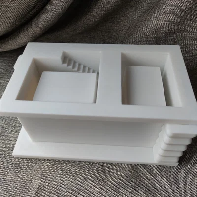 Khay đựng bút văn phòng phong cách kiến trúc độc đáo in 3D