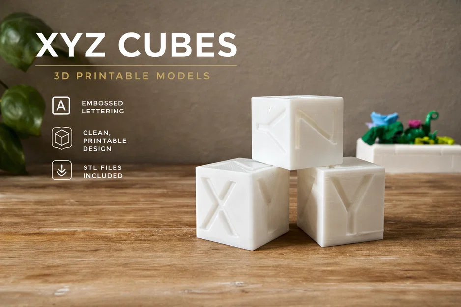 Khối XYZ Calibration – Kiểm tra và Tinh chỉnh Máy in 3D Dễ dàng (Không cần Supports) - Image 1