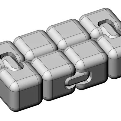 Infinity Cube (Khối lập phương vô tận) - Đồ chơi in 3D giải tỏa căng thẳng