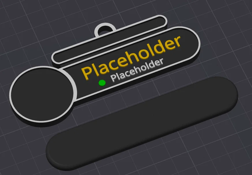 Bảng tên VRChat độc đáo - Phụ kiện in 3D cá nhân hóa - Image 1