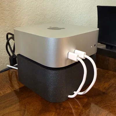 Giá đỡ Mac Mini tích hợp khay chứa nhiều ổ SSD có thể mở rộng