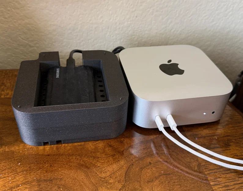 Giá đỡ Mac Mini tích hợp khay chứa nhiều ổ SSD có thể mở rộng - Image 3