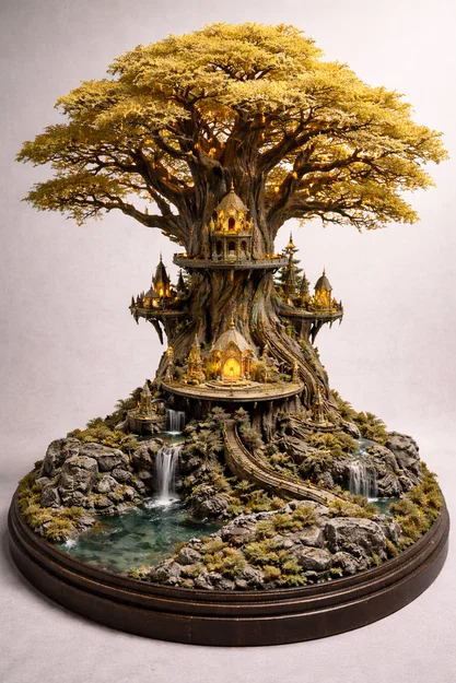 Caras Galadhon: Thành phố trên cây của Galadriel trong LOTR - Image 1