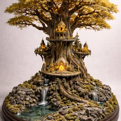 Caras Galadhon: Thành phố trên cây của Galadriel trong LOTR