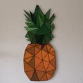 Tranh treo tường nghệ thuật hình quả thơm (Low Poly Pineapple) - Thumbnail 1