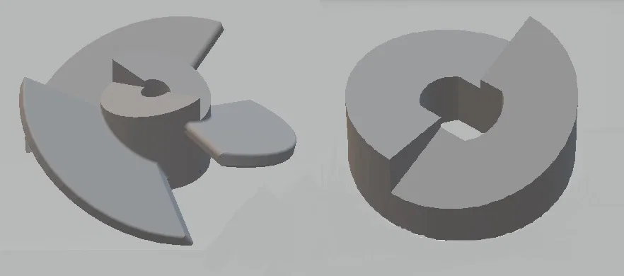 Bộ cánh quạt thay thế cho robot hút bụi hồ bơi Dolphin, Bestway - Image 1