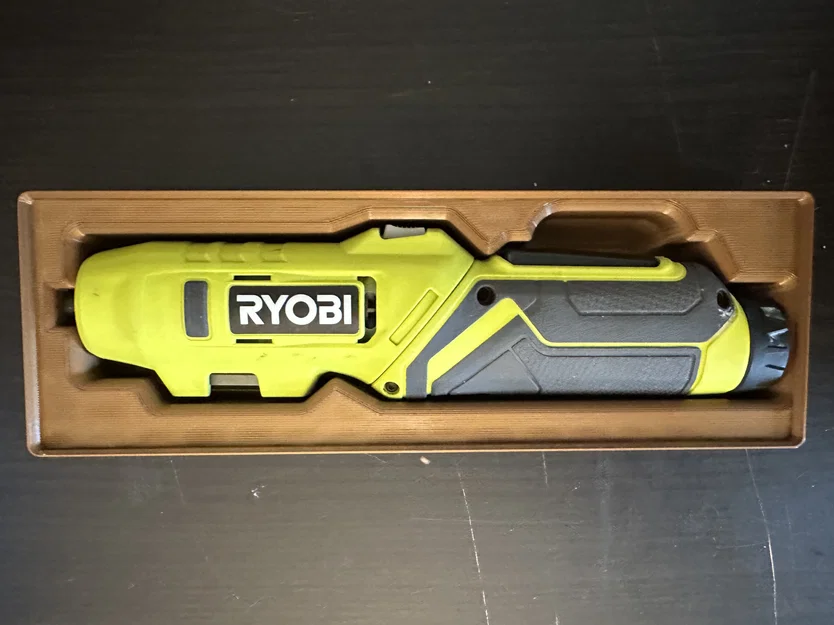 Khay đựng máy vặn vít Ryobi USB Lithium chuẩn Gridfinity - Image 2