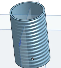 Ống cắm bút 3D để bàn thiết kế rãnh ngang độc đáo - Image 1