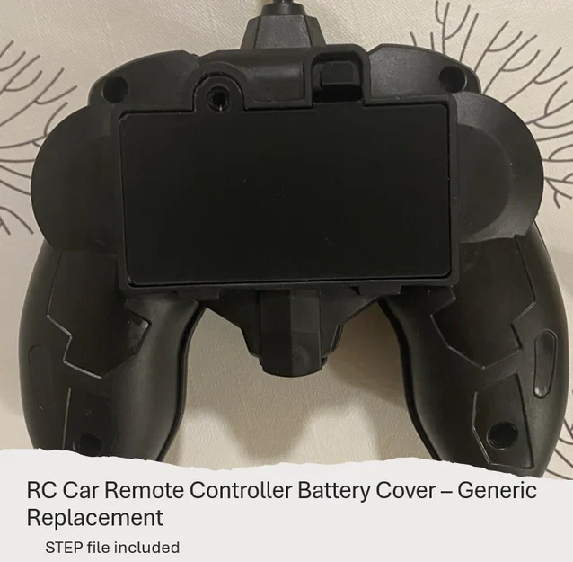 Nắp đậy pin tay cầm điều khiển xe RC – Phụ tùng thay thế phổ thông - Image 1