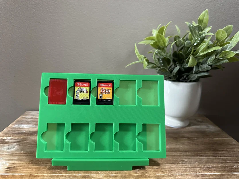 Đế cắm thẻ game Nintendo Switch (10 khe) kiêm giá trưng bày | In ấn dễ dàng - Image 2