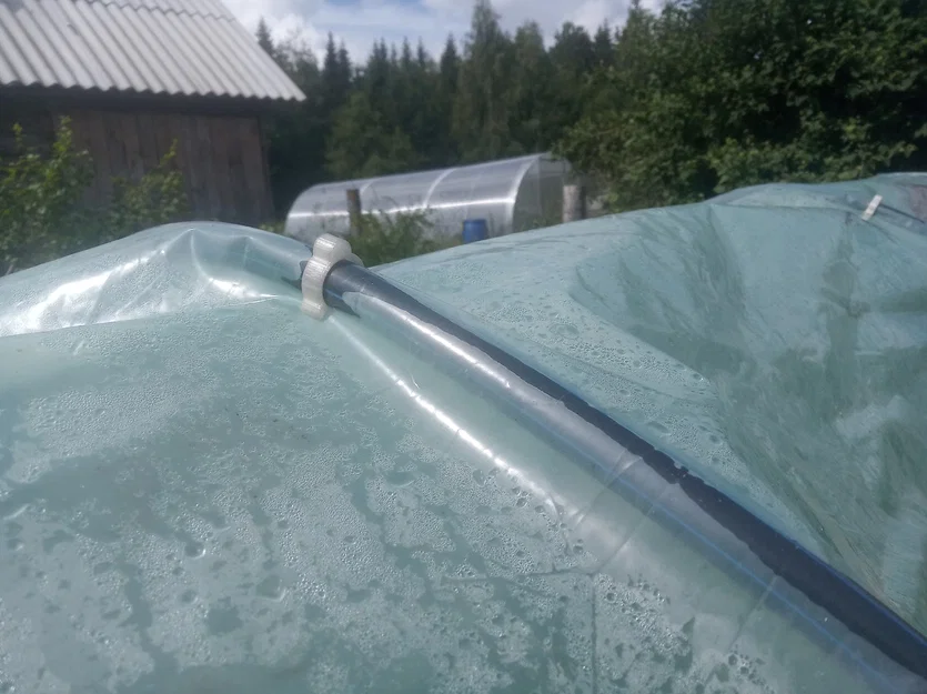 Kẹp cố định màng phủ nhà kính cho ống HDPE 20mm (File in 3D) - Image 2