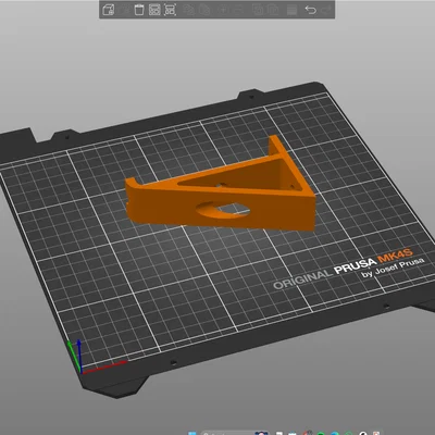 Ke đỡ kệ treo tường 3D thiết kế hình tam giác chịu lực