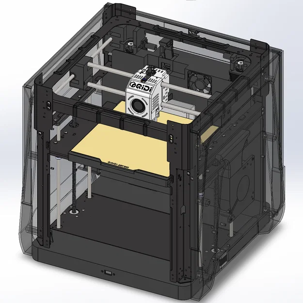 Mô hình CAD lắp ráp Qidi Q1 Pro - Image 1