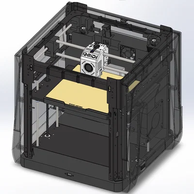 Mô hình CAD lắp ráp Qidi Q1 Pro