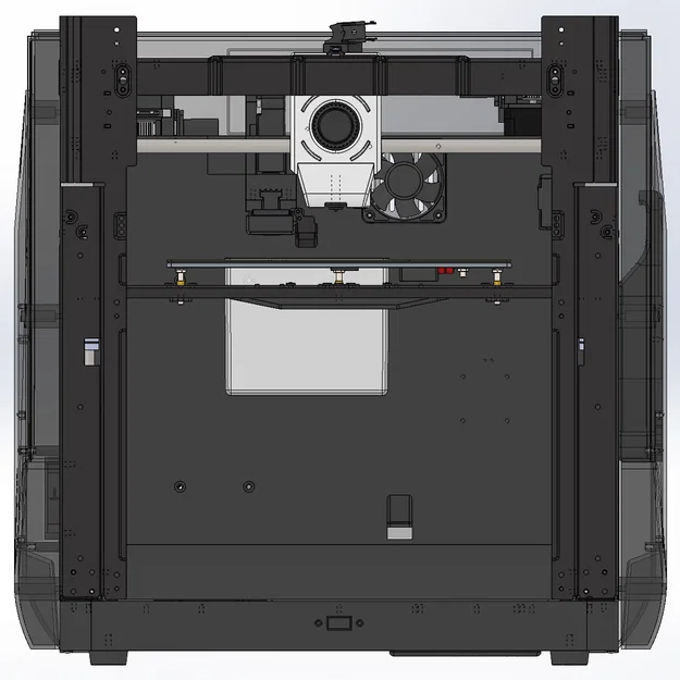Mô hình CAD lắp ráp Qidi Q1 Pro - Image 2