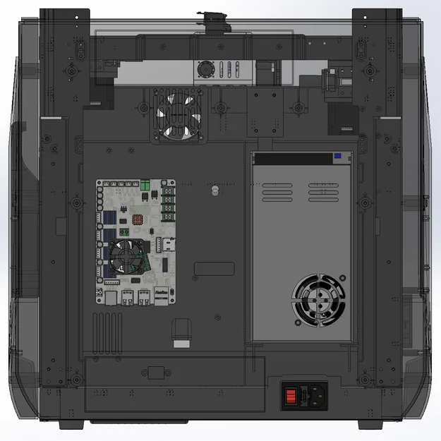 Mô hình CAD lắp ráp Qidi Q1 Pro - Image 4