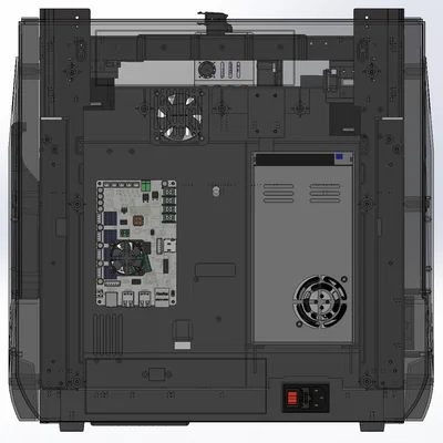Mô hình CAD lắp ráp Qidi Q1 Pro