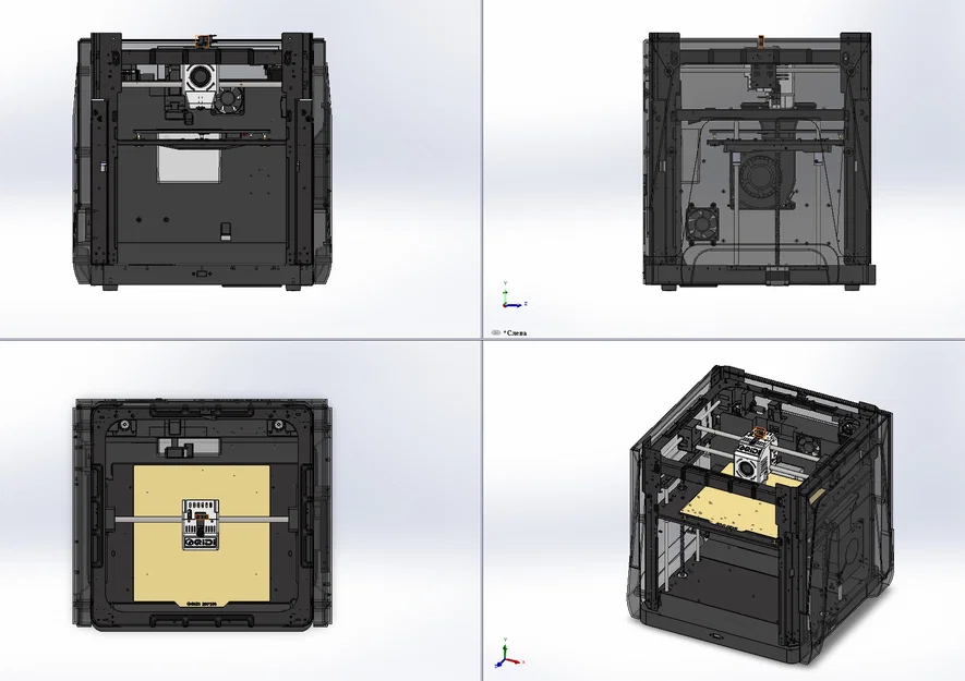 Mô hình CAD lắp ráp Qidi Q1 Pro - Image 5