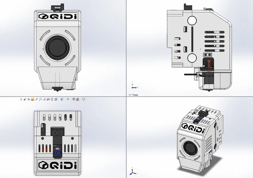 Mô hình CAD lắp ráp Qidi Q1 Pro - Image 9