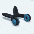Mô hình tai nghe tai thỏ (Rabbit Ear Headphones) cho mô hình mini - Thumbnail 3