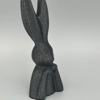 Mô hình chú thỏ dễ thương (Cute Bunny) in 3D trang trí độc đáo