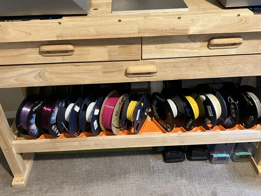 Giá đỡ cuộn nhựa in 3D Gridfinity - Image 1