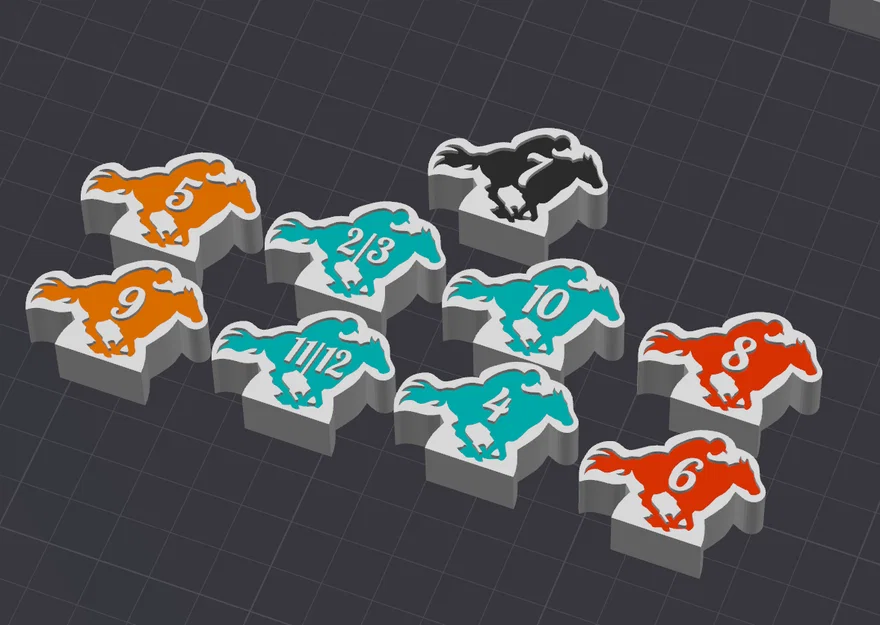 Mô hình ngựa lớn thay thế cho board game Ready Set Bet - Image 1