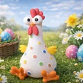 Mô hình chú gà Easter (Easter Chicken) đáng yêu trang trí lễ Phục sinh - Thumbnail 1