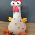 Mô hình chú gà Easter (Easter Chicken) đáng yêu trang trí lễ Phục sinh - Thumbnail 8