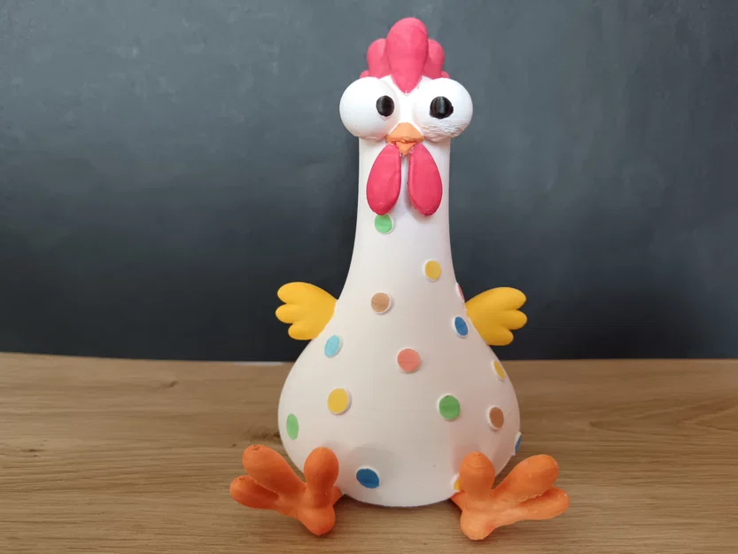 Mô hình chú gà Easter (Easter Chicken) đáng yêu trang trí lễ Phục sinh - Image 9