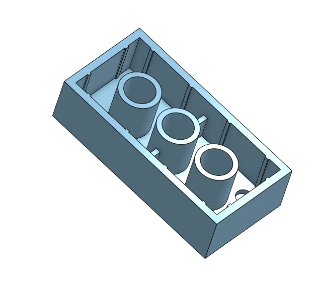 Mô hình gạch LEGO 2x4 chuẩn kỹ thuật (File STL in 3D) - Image 4