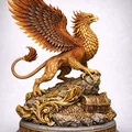 Mô hình 3D Griffin Người Bảo Vệ Kho Báu (Treasure Guardian Griffin) - Thumbnail 1