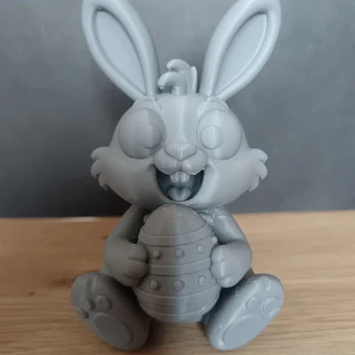 Mô hình chú thỏ Phục sinh 3D đáng yêu cho trang trí lễ hội