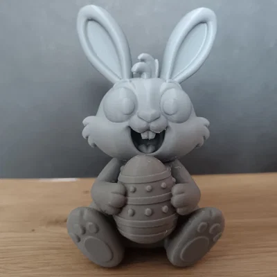 Mô hình chú thỏ Phục sinh 3D đáng yêu cho trang trí lễ hội