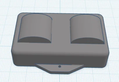 Giá đỡ pin dự phòng tích hợp tay cầm cho GBA SP (In 3D) - Image 1